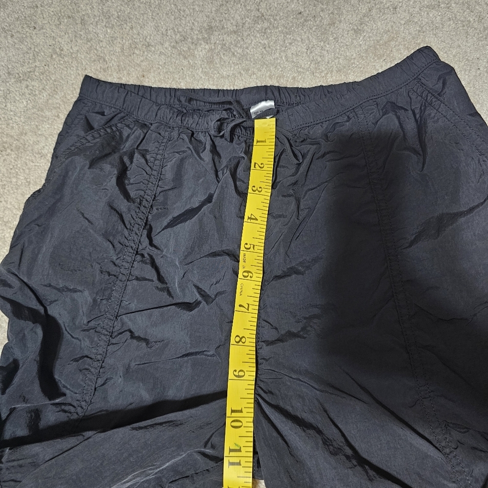 H&M Divided Black Parachute Pants Baggy Joggers XS - Picture 8 of 10